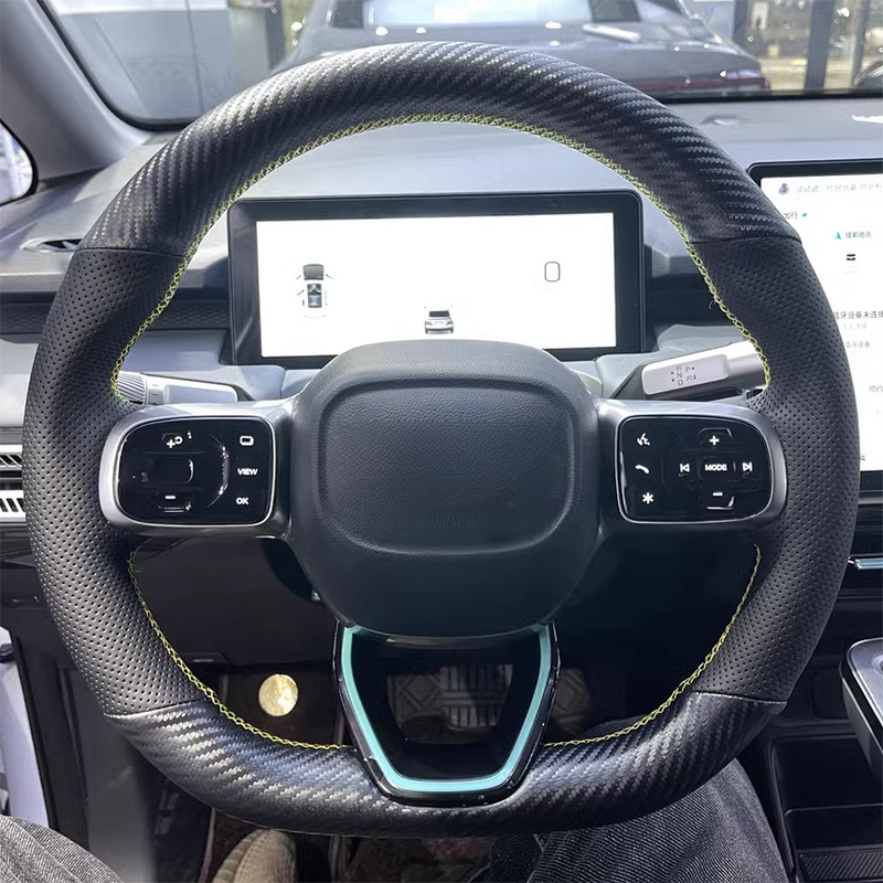 DIY Black Genuine Leather Carb - Fishing Boat Steering Wheel 评论和价格