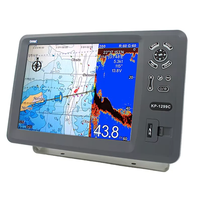 GPS Chart Plotter, 12 Inch Mar - Fishing Boat Gps 评论和价格
